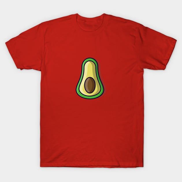 Cute  Avocado - Icon T-Shirt by Lionti_design